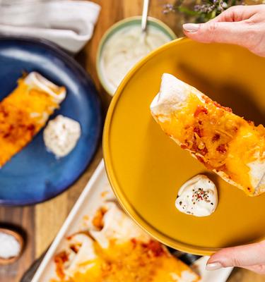 Pikante Enchiladas mit Hähnchen