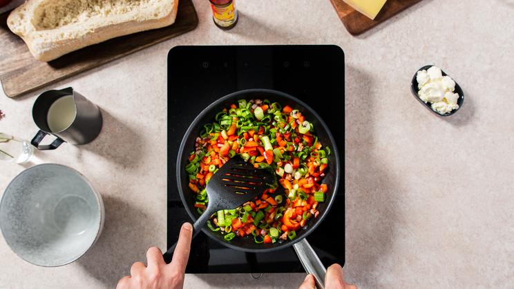 Gefülltes Raclette-Brot