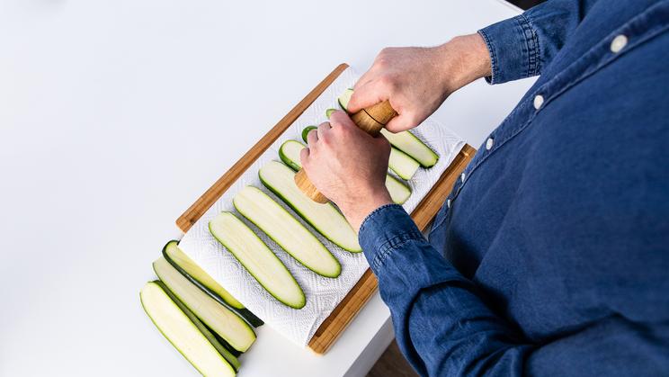 Zucchini Lasagne mit Quinoa