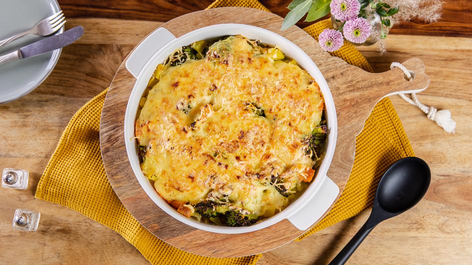 Broccoli-Lachs-Auflauf