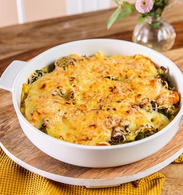 Broccoli-Lachs-Auflauf