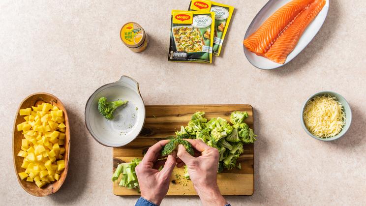 Broccoli-Lachs-Auflauf