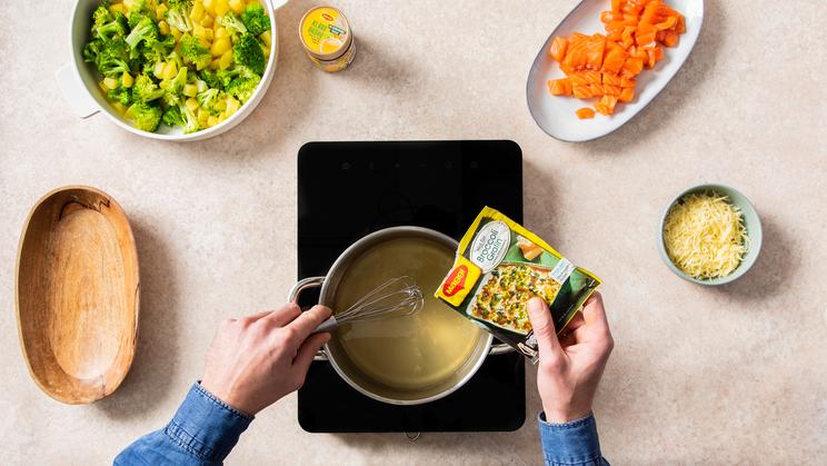 Broccoli-Lachs-Auflauf