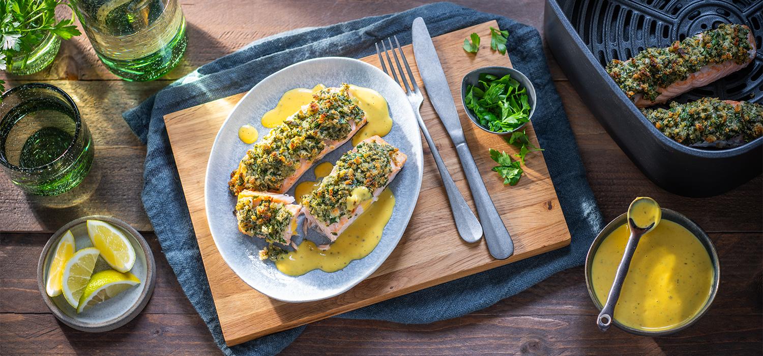 Lachs aus dem Airfryer