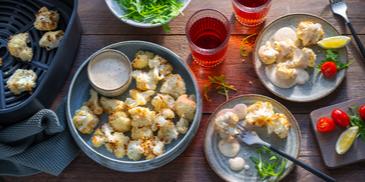 Knuspriger Blumenkohl aus dem Airfryer