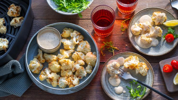 Knuspriger Blumenkohl aus dem Airfryer