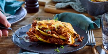 Schnelle Lasagne in der Heißluftfritteuse