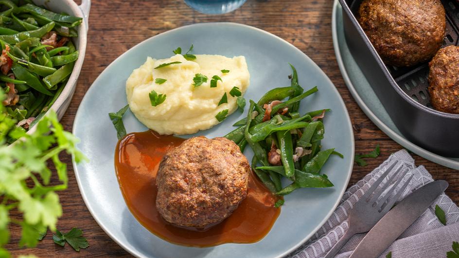 Frikadellen in der Heißluftfritteuse