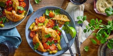 Gyoza-Salat