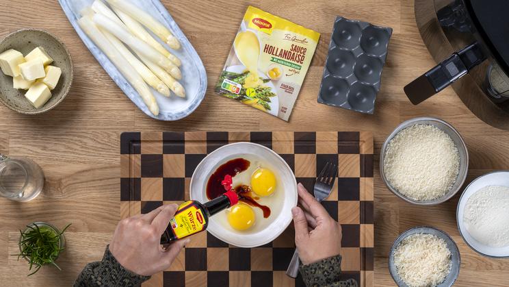 Parmesan-Spargel im Airfryer