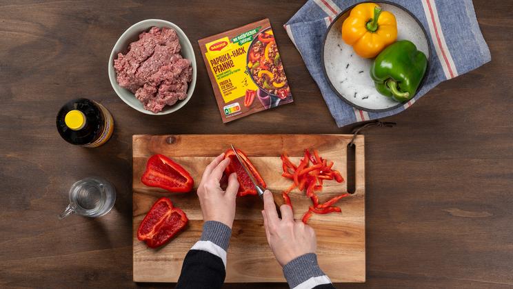 Paprika-Hack-Pfanne