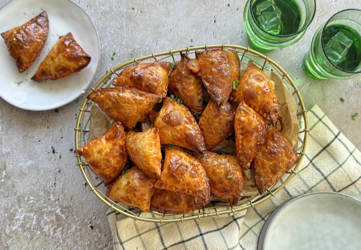 Abanicos crujientes de sobrasada en air fryer