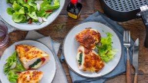 Hähnchen-Calzone im Airfryer
