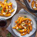 Kürbis mit Feta im Airfryer