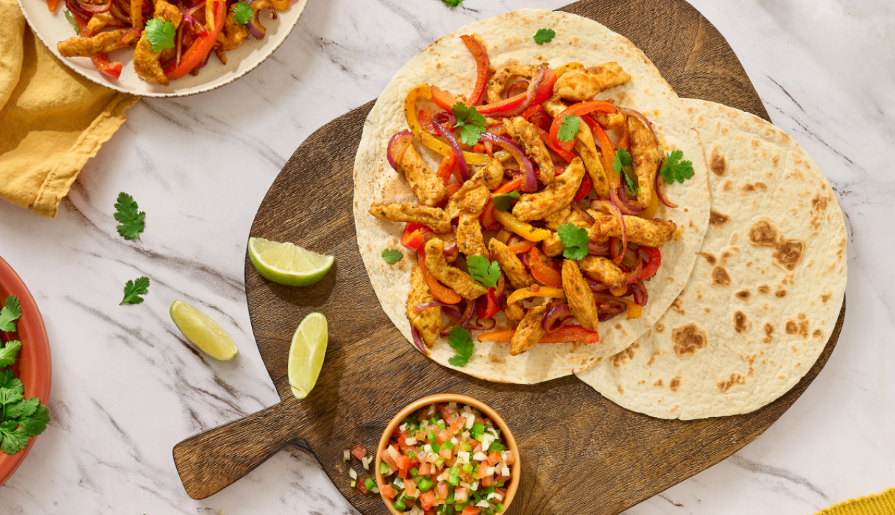 Pollo MAGGI Air Fryer mix para Fajitas con Pico de Gallo