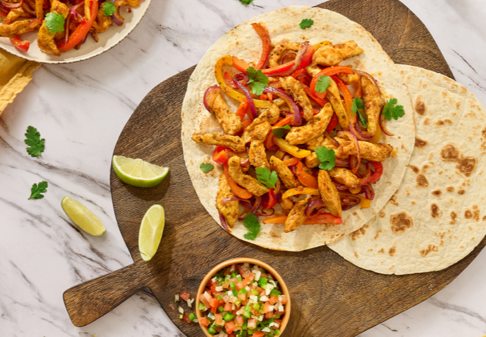 Pollo MAGGI Air Fryer mix para Fajitas con Pico de Gallo