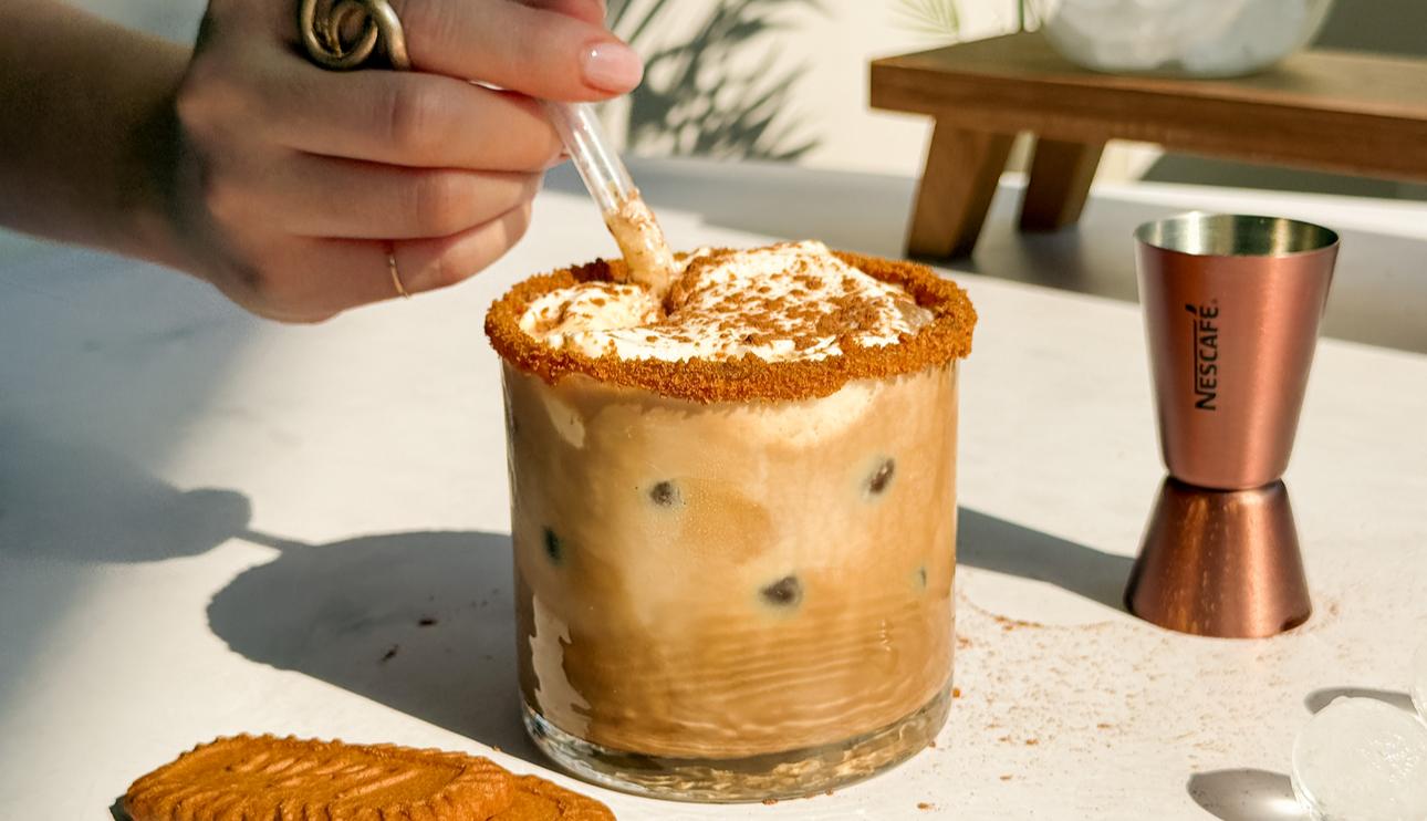 Biscoff Iced Latte