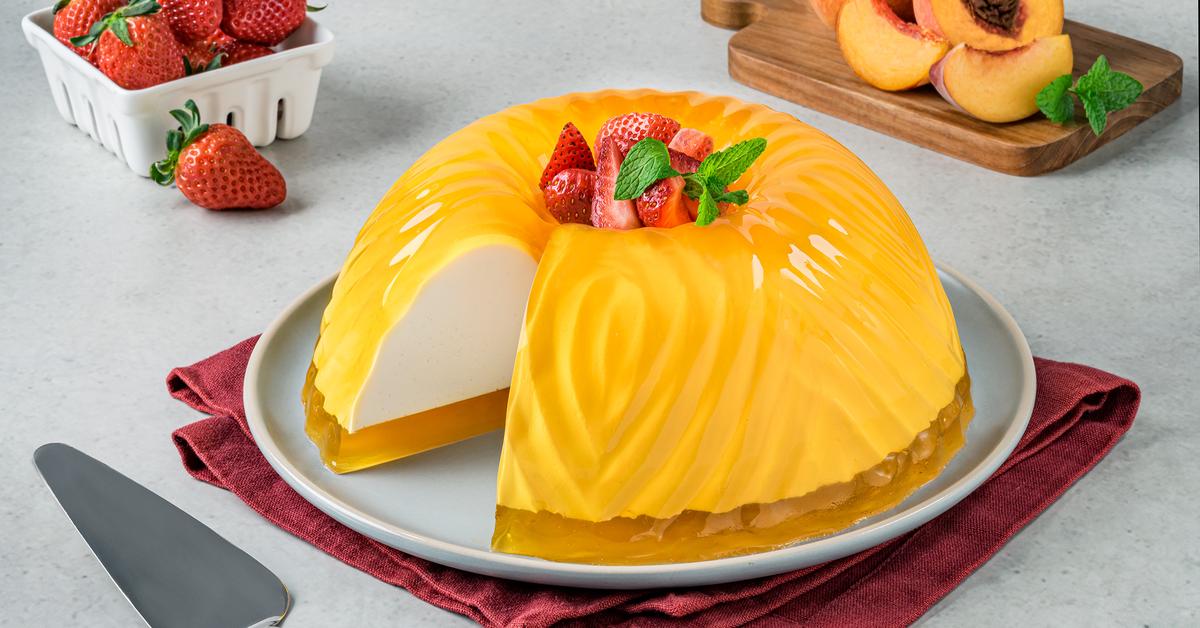 Gelatina de melocotón