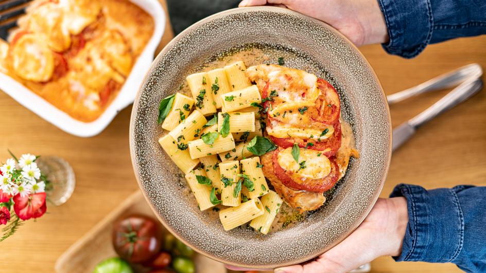 Tomate-Mozzarella Putenschnitzel