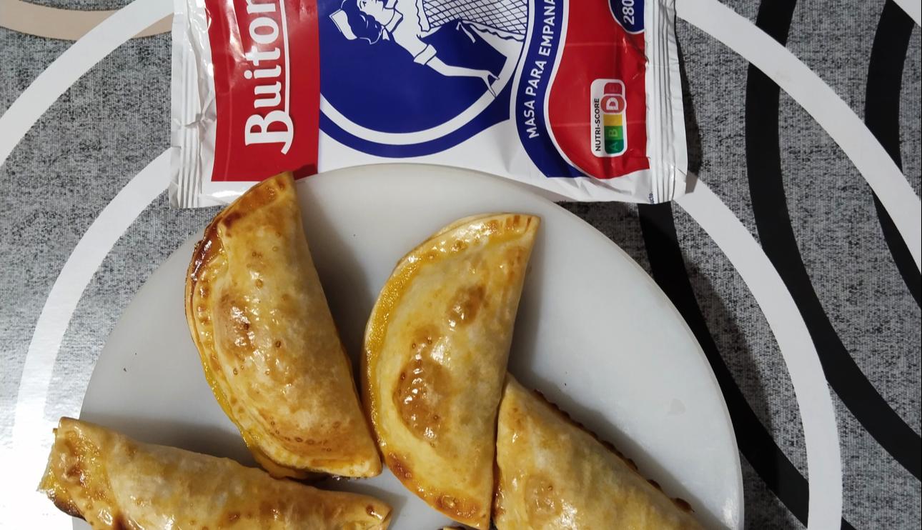 Empanadillas de gambas con verduras al curry de María José Luna de Villaviciosa de Odón (Madrid)