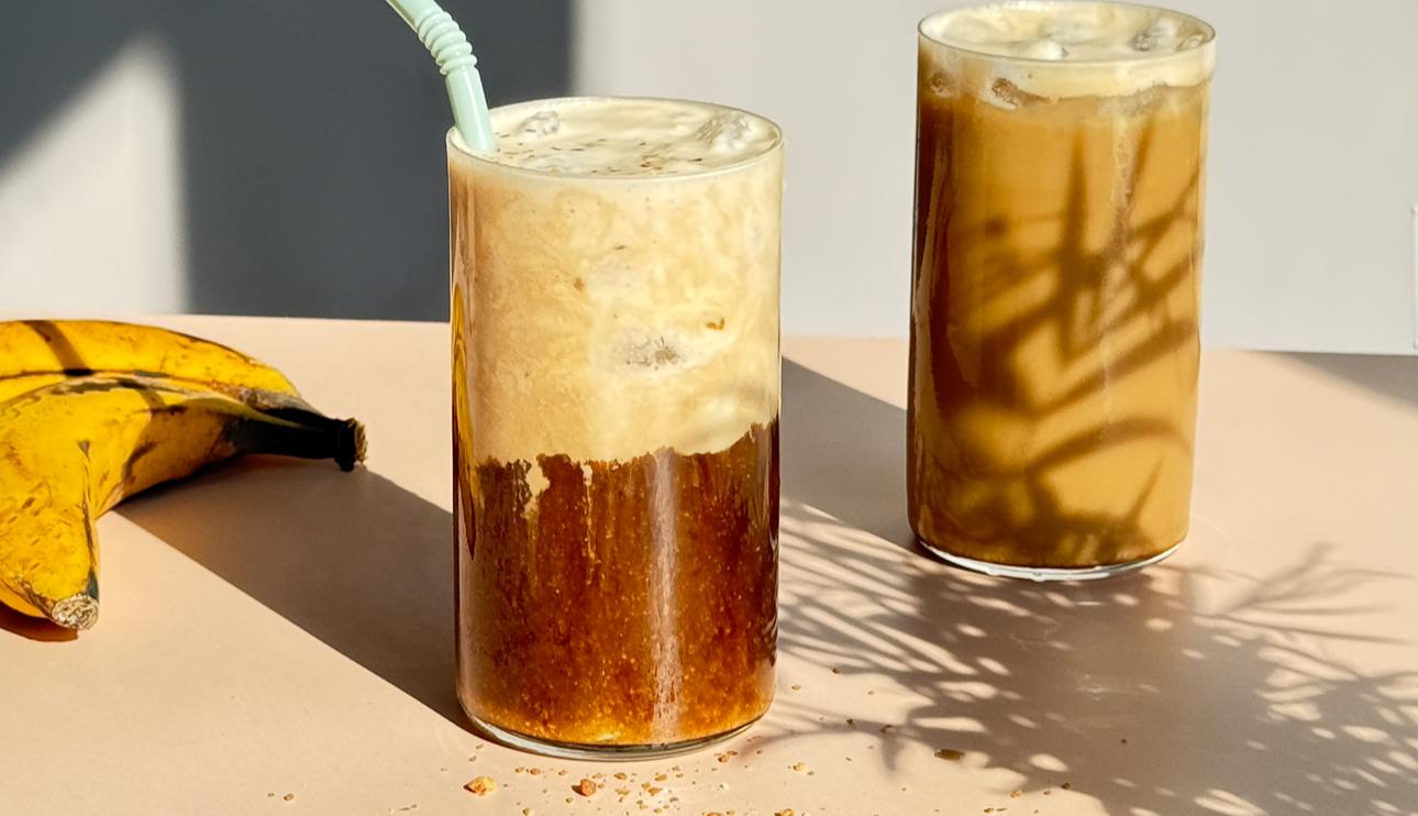 Banana Cream Iced Latte