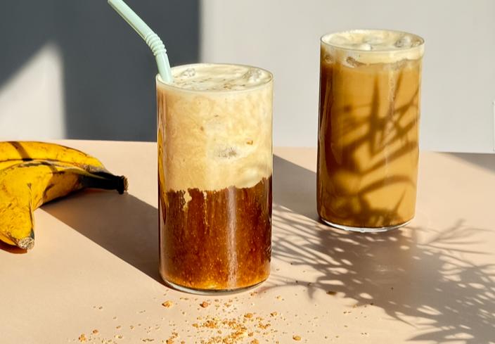 Banana Cream Iced Latte