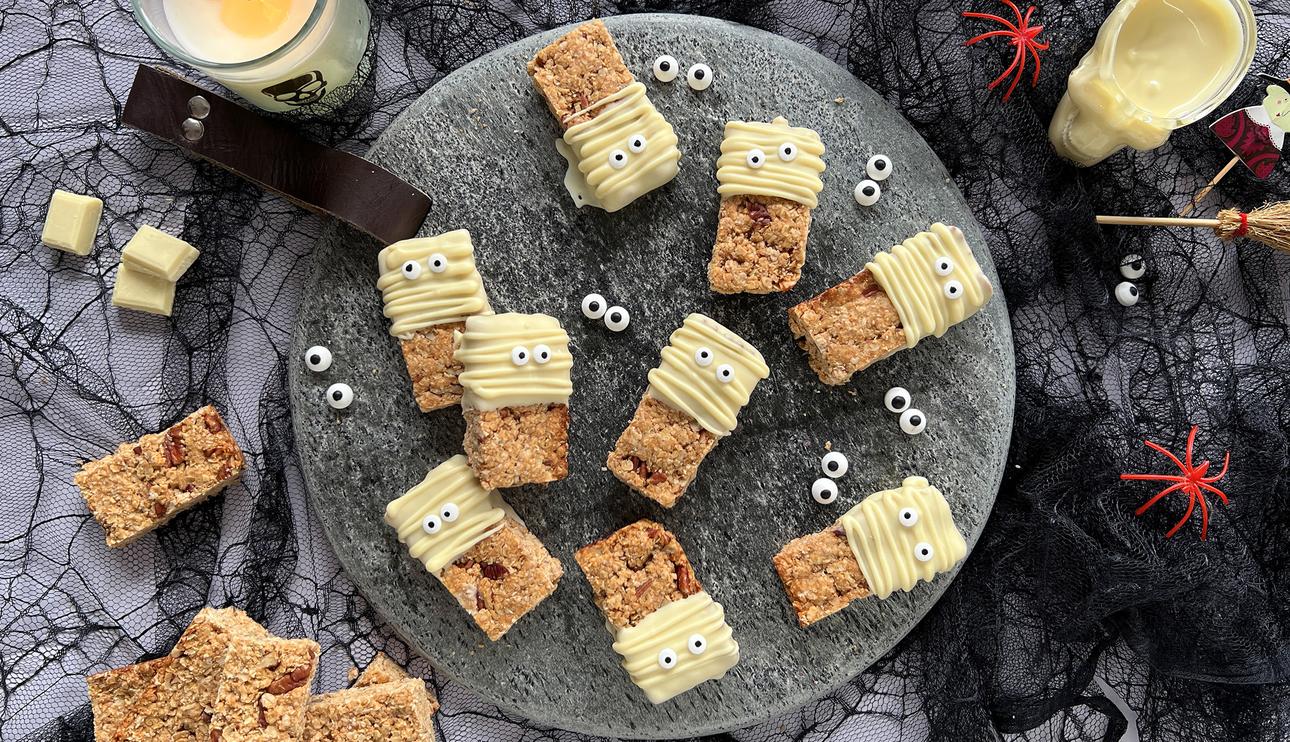 Barritas Momia de Leche Condensada y Avena