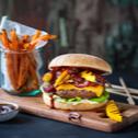 BBQ Burger mit Mango