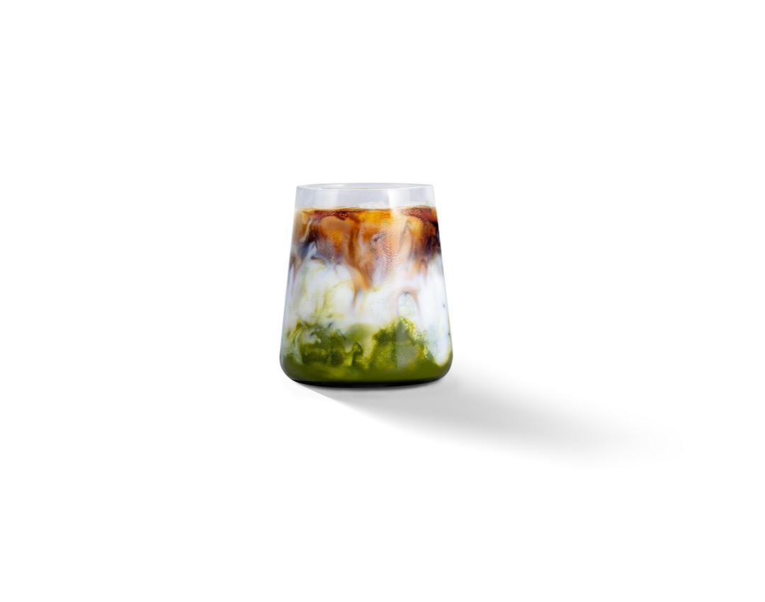 Matcha helado sucio