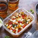 Gemüse mit Feta in der Heißluftfritteuse