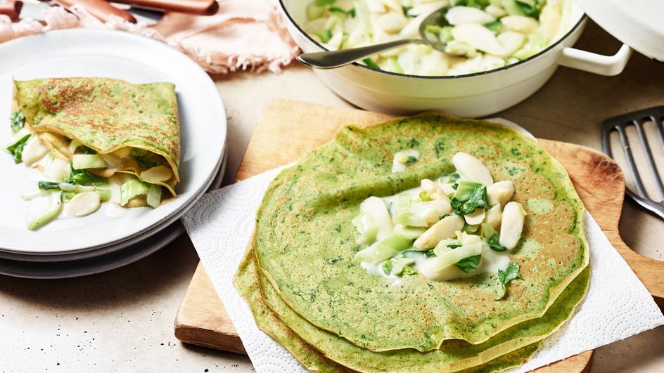 Spargelgemüse mit Baby Pak Choi