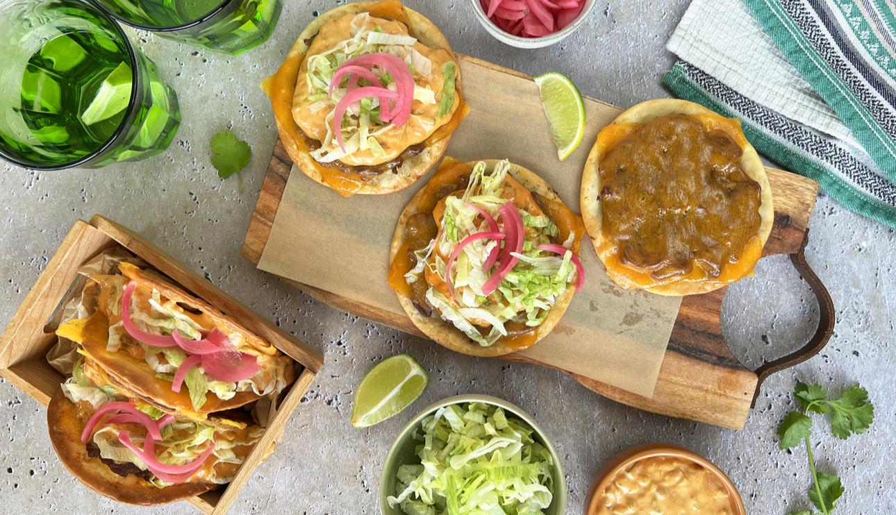 Burger- Tacos con masa para empanadas