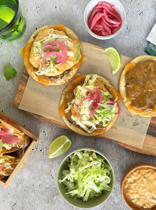 Burger- Tacos con masa para empanadas