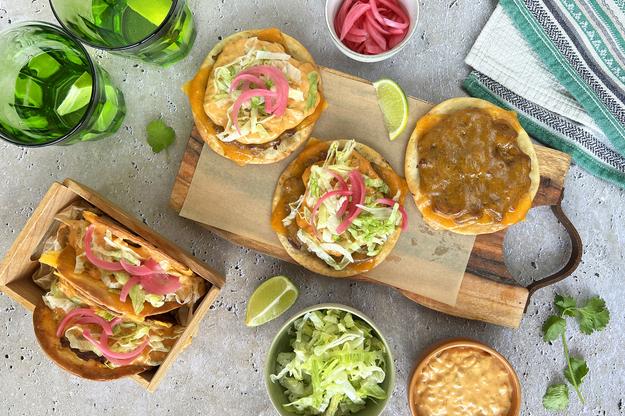 Burger- Tacos con masa para empanadas