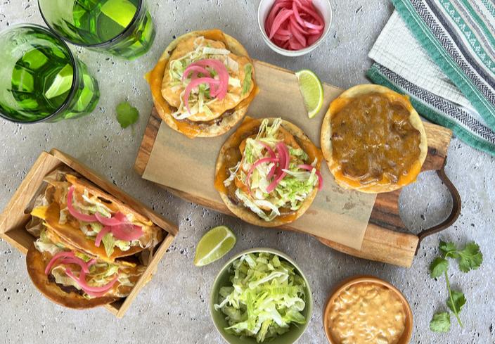 Burger- Tacos con masa para empanadas