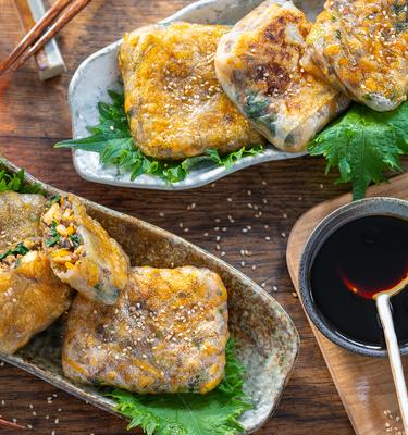 Reispapier-Dumplings