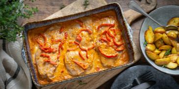 Paprika-Sahne-Schnitzel