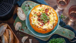 Käse Hokkaido im Airfryer