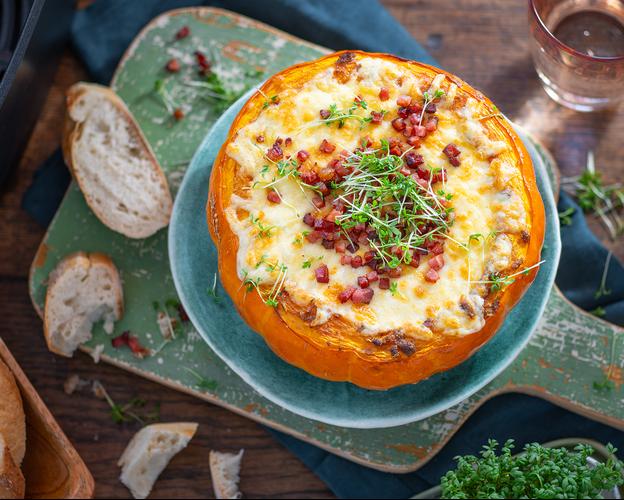 Käse Hokkaido im Airfryer