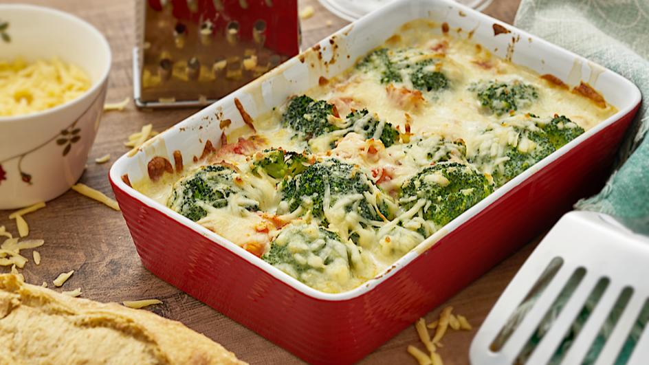 Broccoli-Gratin Rouge