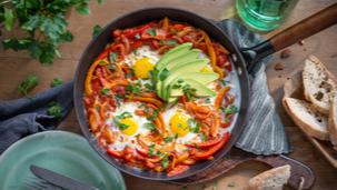 Shakshuka mit Avocado