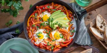 Shakshuka mit Avocado