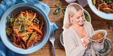 Asia-Maultaschen-Pfanne