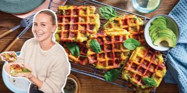 Herzhafte Knödel-Waffeln