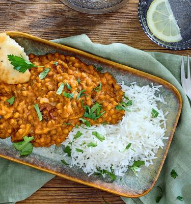 Schnelles Linsen Tikka Masala