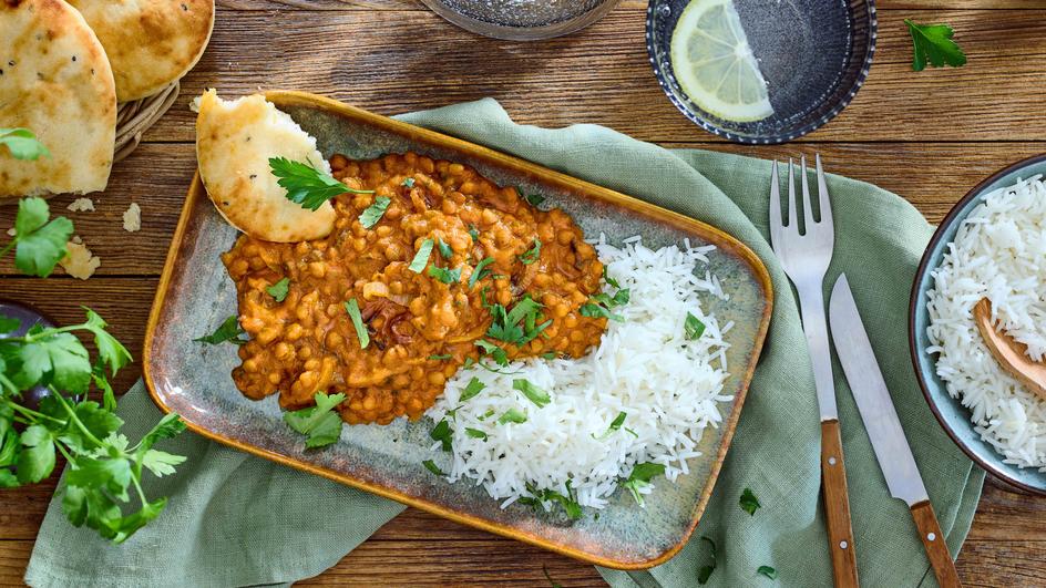 Schnelles Linsen Tikka Masala