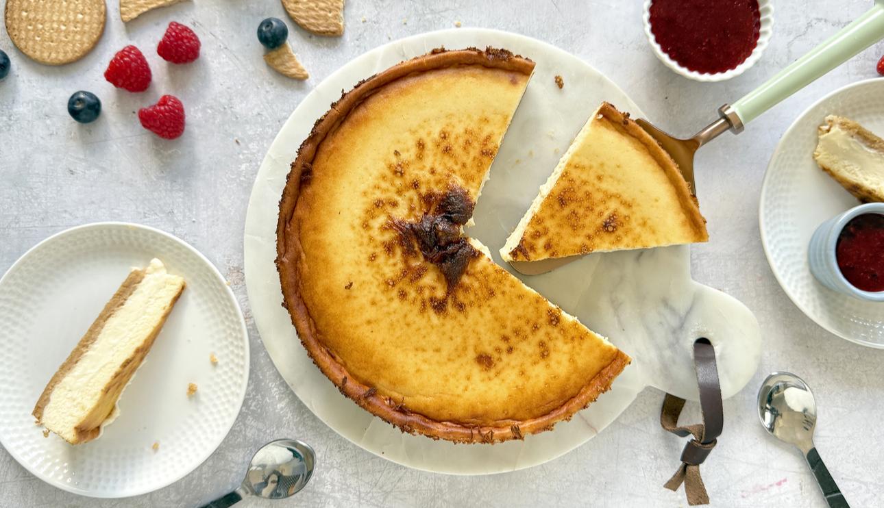 Cheesecake 4 Quesos Cremoso en Air Fryer (Receta Fácil)