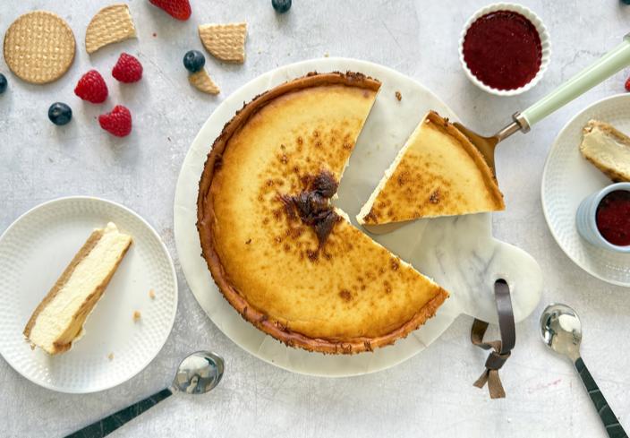 Cheesecake 4 Quesos Cremoso en Air Fryer (Receta Fácil)