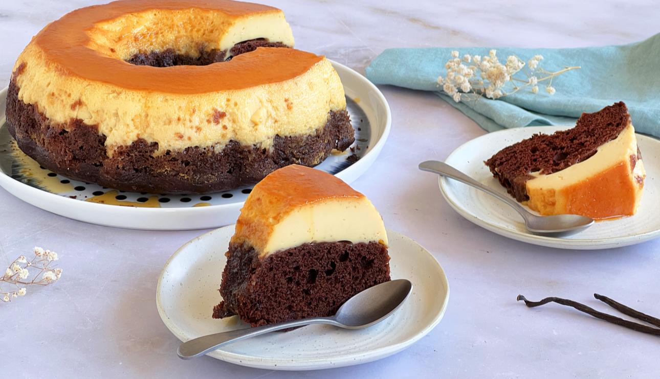 Chocoflan o pastel imposible