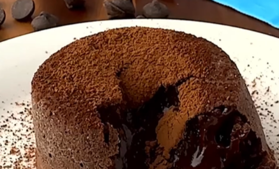 Pastel de Lava de Chocolate